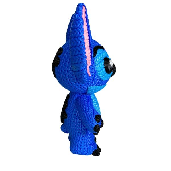Stitch Efecto Crochet 3D - Figura Personalizada | Kregalar