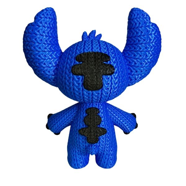 Stitch Efecto Crochet 3D - Figura Personalizada | Kregalar
