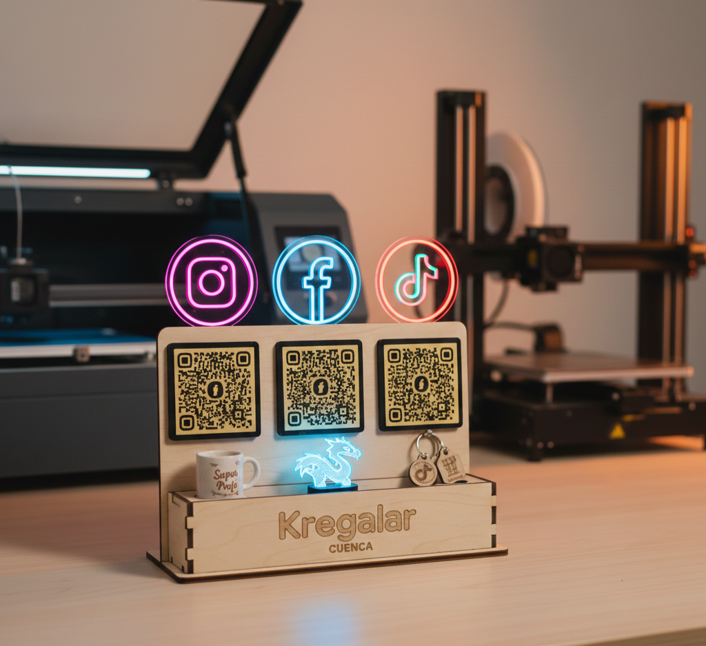 Sigue a Kregalar Redes Sociales para ver regalos personalizados en Cuenca