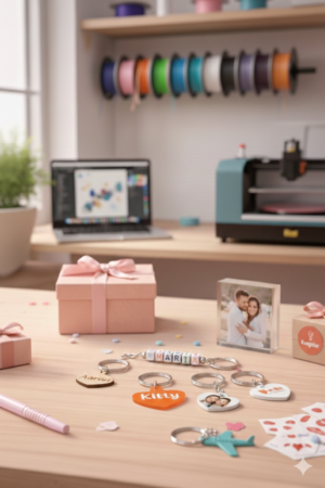 Llaveros personalizados con nombre y foto