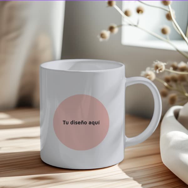 Taza personalizada con foto, nombre o frase