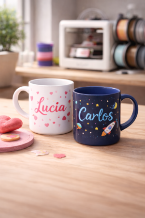 nuestras tazas con fotos o texto